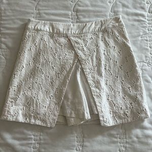 White Skort